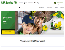 Tablet Screenshot of lbrservice.jd-sales.se