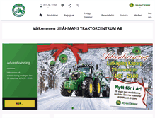Tablet Screenshot of ahmanstraktor.jd-sales.se